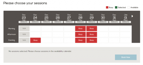 piloroo availability calendar
